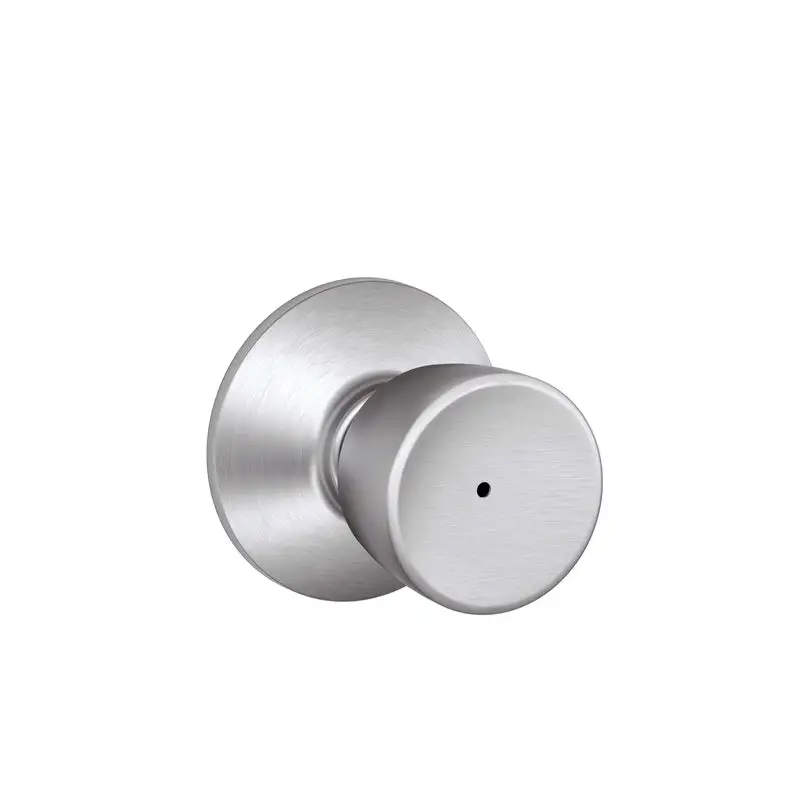 Schlage Bell Satin Chrome Privacy Lock 1-3/4 . Bedroom and Bathroom Doors