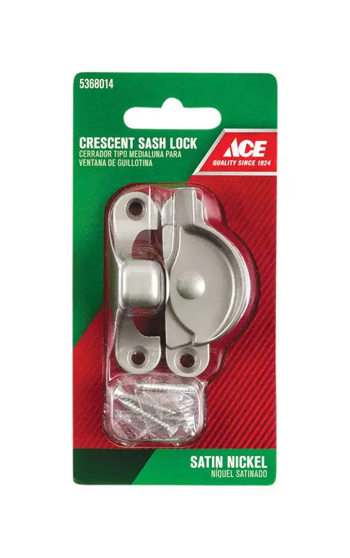 Ace Scroll Satin Nickel Privacy Lockset 1-3/4 . Bathroom Bedroom Lock