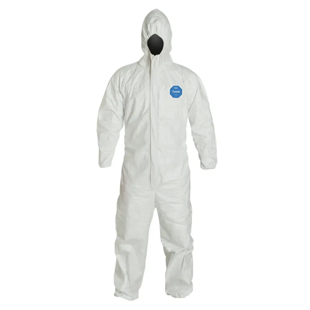 DuPont TY127S- Case 25: Tyvek 400 Disposable Protective Coverall, Pearl
