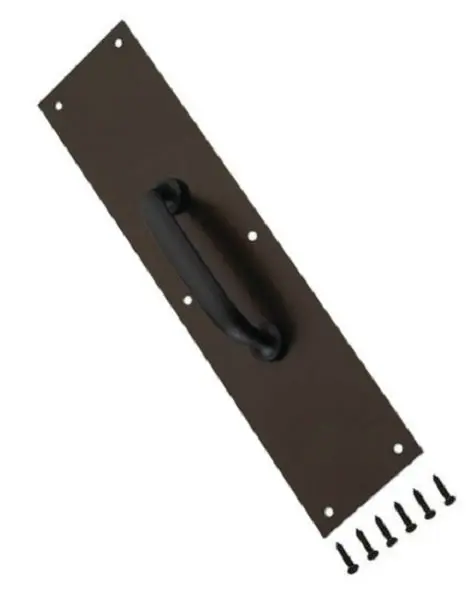 Prosource 32239ORB-PS Pull Plate Ornamental Bronze 3-1/2X15 Inch Doors
