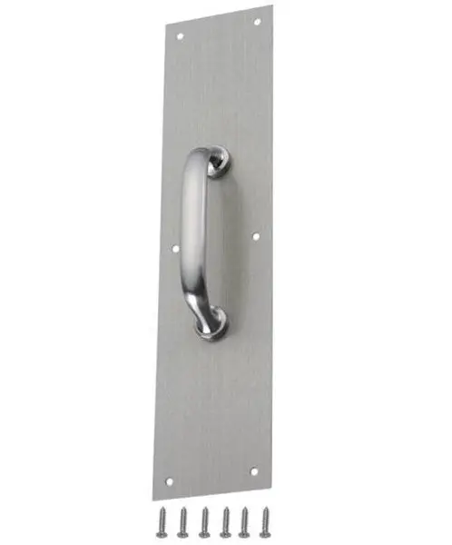 Prosource 32239TNB-PS Pull Plate 3-1/2 x 15 Inch Satin Nickel Doors
