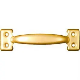 5.75-Inch Dull Brass Finish Door Pull Handle Screws National Hardware