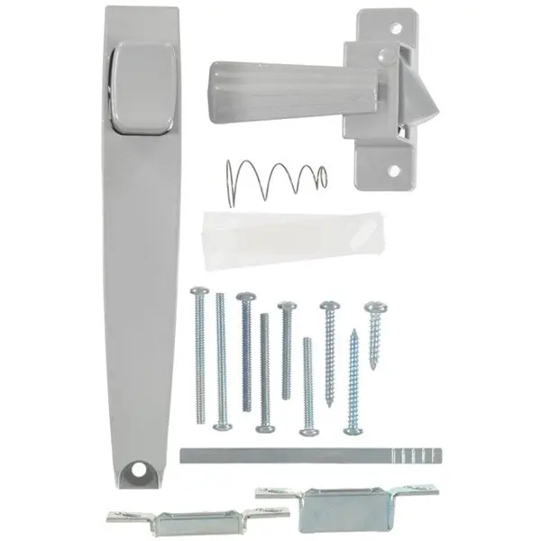 Wright Products V333 Aluminum Finish Tie-Down Push Button Latch Secure Fastening