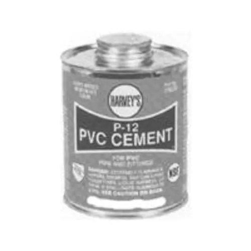 Harvey 018230-12 P-12 PVC Heavy Body Cement 32 Oz Industrial Use