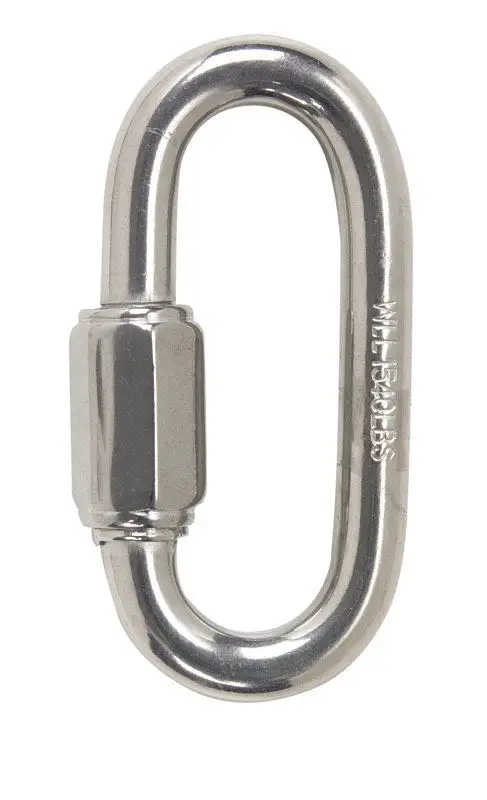 Campbell Chain 3-1/4 . Stainless Steel Quick Link 10-Pack 1540 lb. Capacity