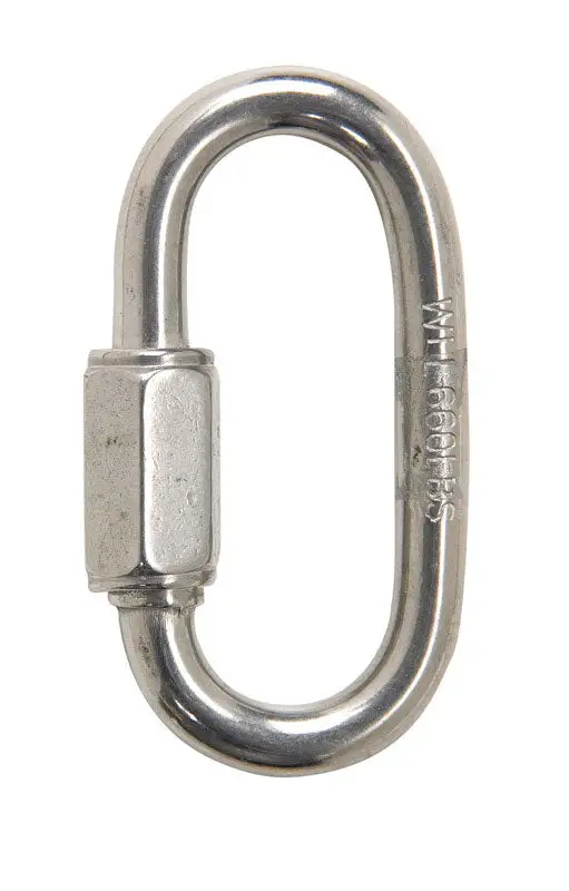 Campbell Chain 2 . Stainless Steel Quick Link 10-Pack 660 lb. Capacity