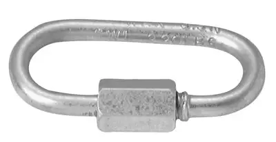Campbell Chain Polished Stainless Steel Quick Link 880 lb 2-1/4 Inch L Pack 10