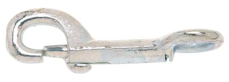 Campbell 5/8 . D X 3-3/8 . L Nickel-Plated Zinc Quick Snap 80 lb