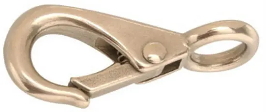 Campbell T7631404 Round Eye Quick Snap 3/8 Stainless Steel Secure Fastening