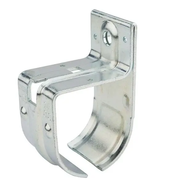 National Hardware N100-006 Zinc Single Round Rail Bracket Sturdy Rail Mounting