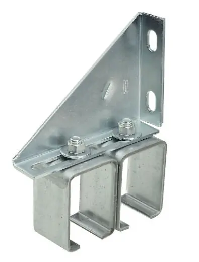 National Hardware N104-786 Galvanized Double Box Rail Bracket Lag Bolts and Nuts