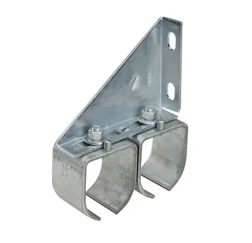 Stanley 193912 Galvanized Double Round Rail Bracket