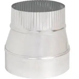 8 x 6-. Galvanized Taper Reducer 24-Gauge Ventilation Systems Imperial