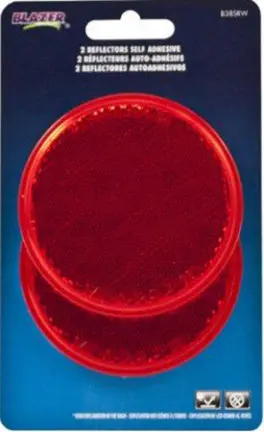 3 Inch Round Stick-On Reflective Safety and Visibility Blazer