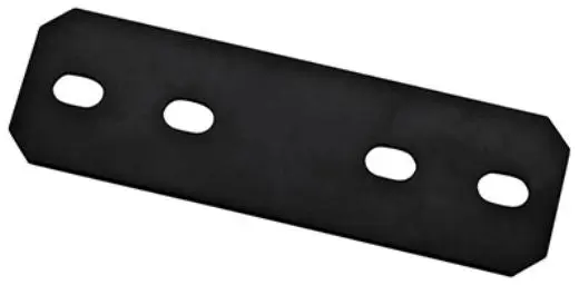 National Hardware Steel Mending Plate 9.5 Inch Black Heavy Duty Repair Bracket