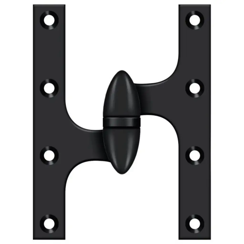 Deltana OK6045B15-L 6 x 4-1/2 Inch Satin Nickel Door Hinge Residential Doors