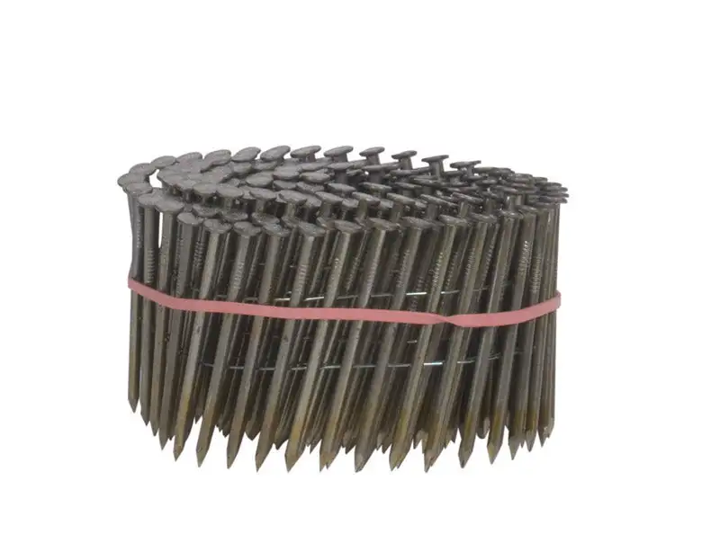 Bostitch 1 . L X 14 Ga. Angled Coil Galvanized Roofing Nails 15 Degree 7200 Pack Stanley Bostitch