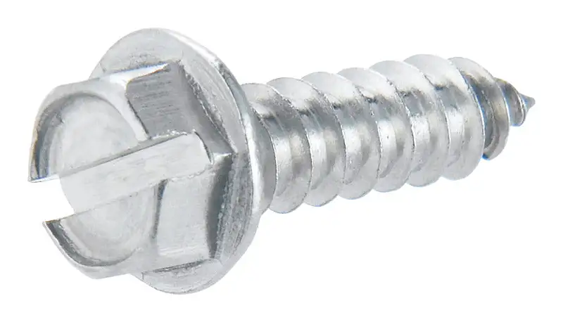Stallion No. 8 S X 1-1/2 . L Slotted Hex Head Washer Roofing Screws 1 lb Pack 12