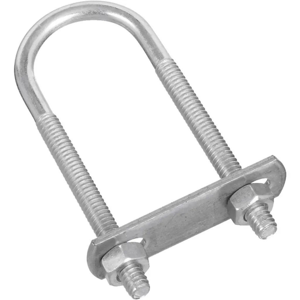 National 1/4 x 1-1/8 x 3-1/2 Inch Zinc Round U Bolt Versatile Applications