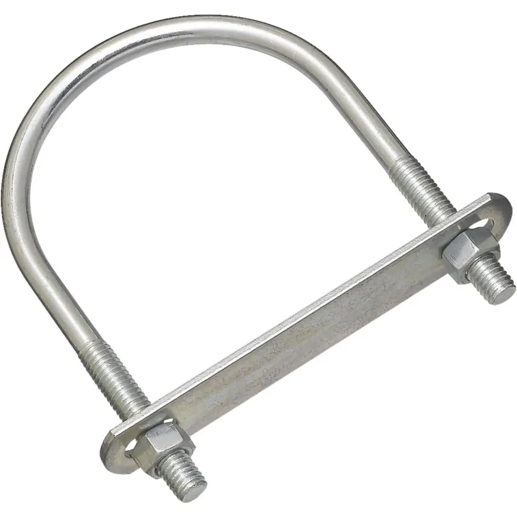 National 3/8 x 3-1/2 x 5-1/4 Inch Zinc Round U Bolt Heavy Duty Mounting