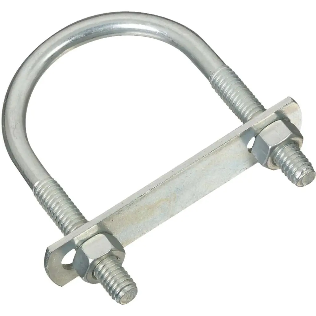 National 5/16 x 2 x 3-1/4 Inch Zinc Round U Bolt Industrial Applications