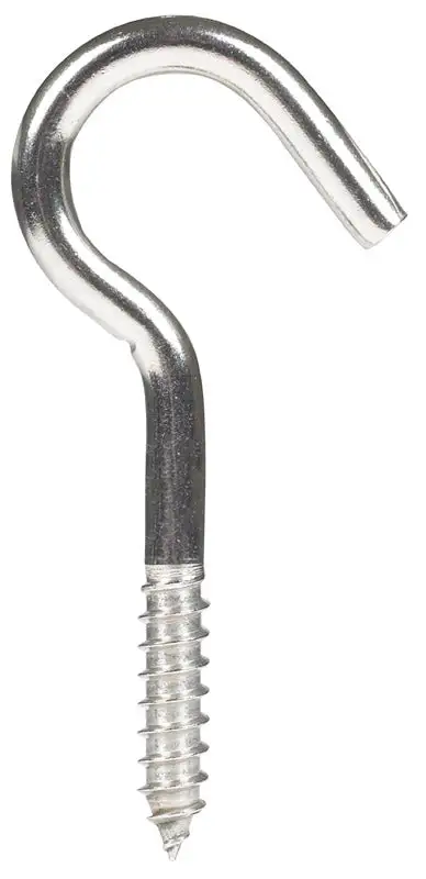 Hampton Medium Zinc-Plated Silver Steel 3.25 . L S-Hook 240 lb Capacity 1 Pack