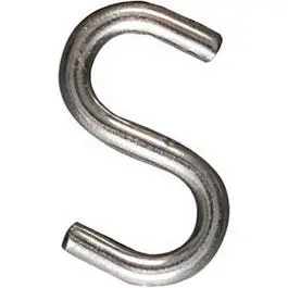 Open S Hook Stainless Steel 2-1/2-Inch Hanging Tools and Decor National Hardware