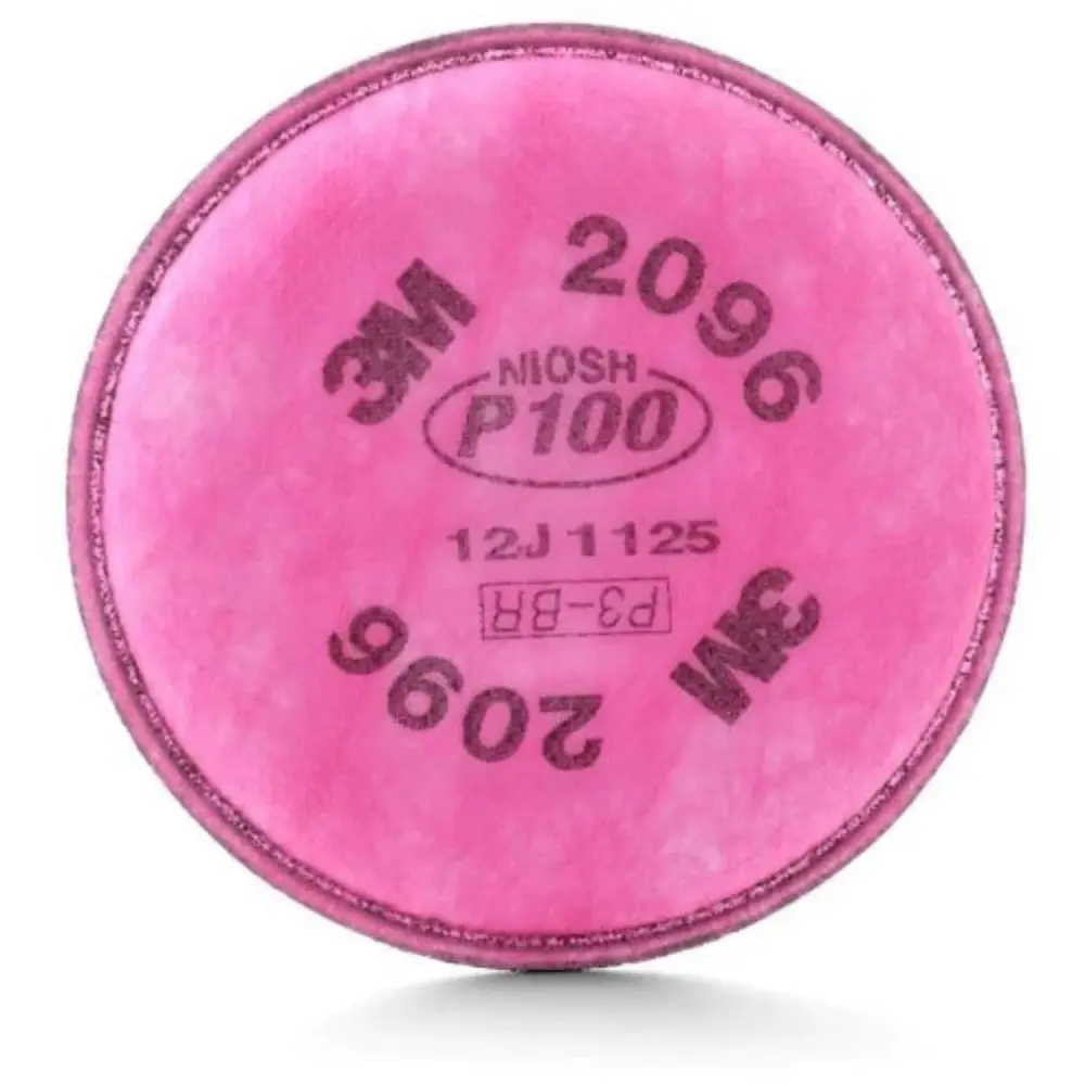 3M™ Particulate Filter 2096, P100, Nuisance Level Acid Gas Relief - Magenta