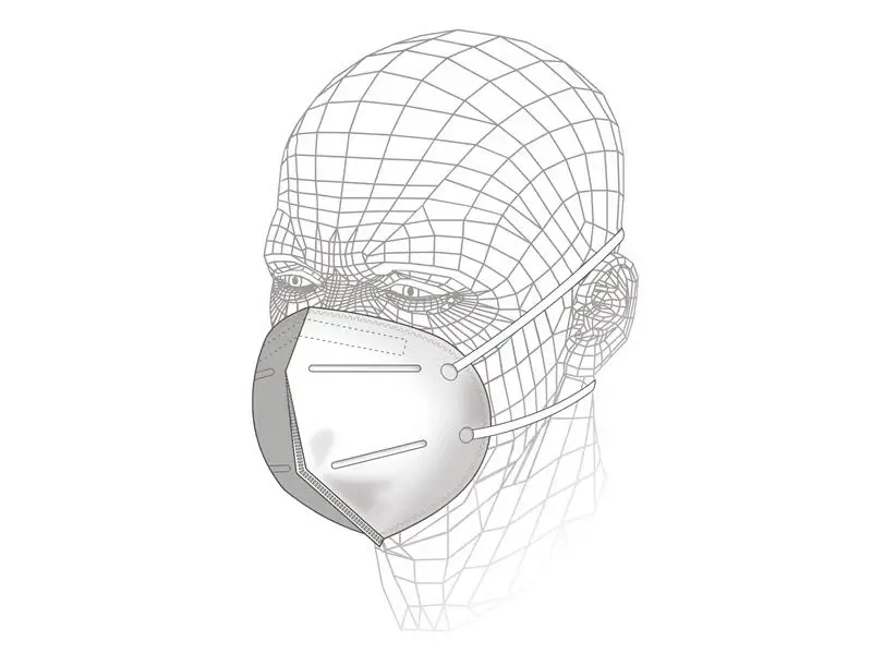 Vitrex Fold Flat Respirator P1 one-only