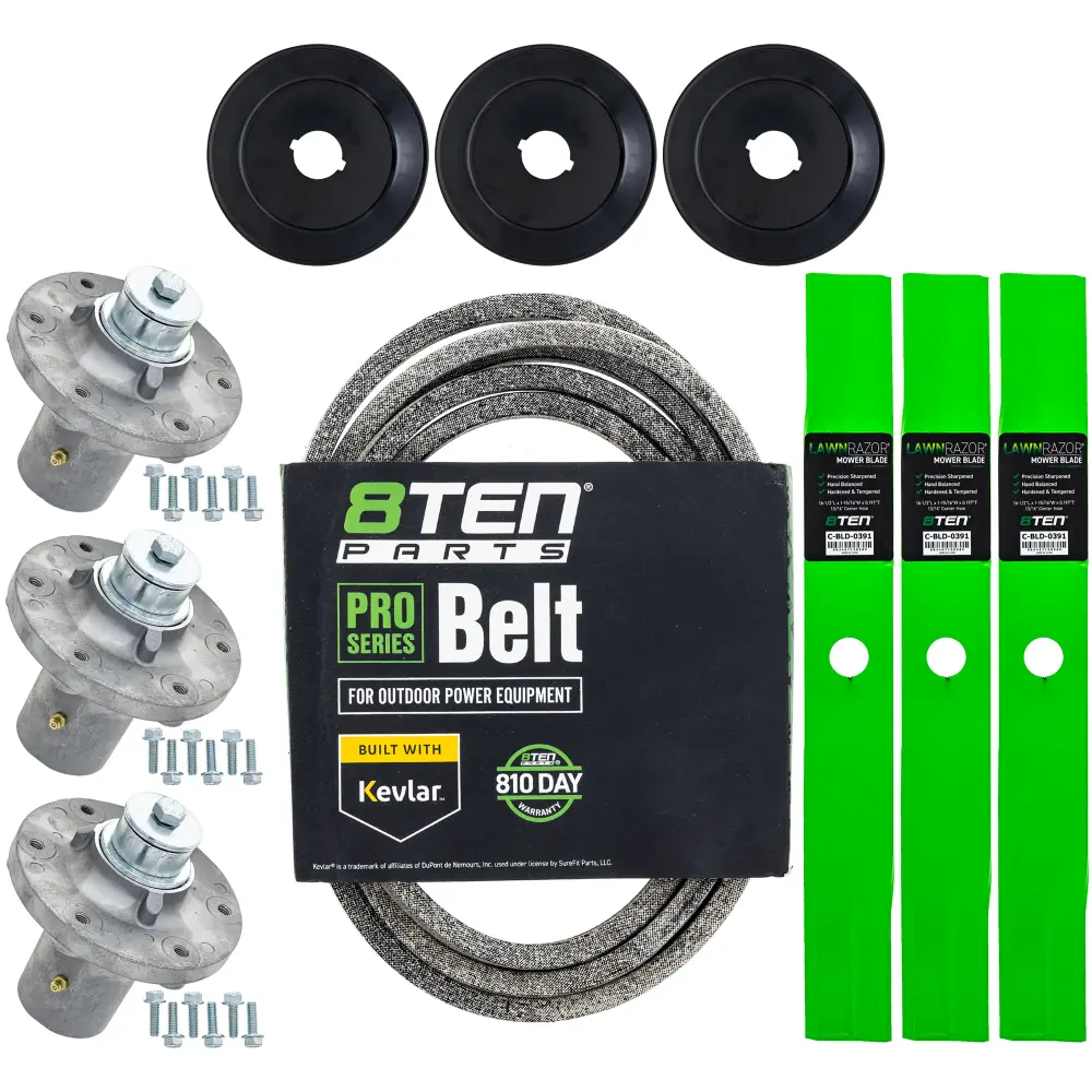 Blade Spindle Belt Kit Snapper SPX2548 48-Inch 1759055YP 1757364YP