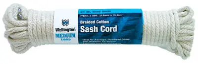 Wellington Southgate Natural Sash Cord 7/32 Inch x 50 Feet Window Repair