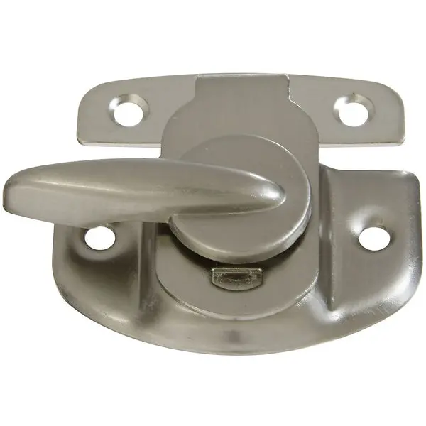 National Hardware N325-373 Satin Nickel Steel Sash Lock