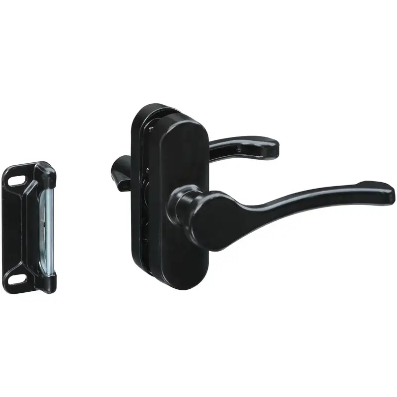 National Hardware Black Steel Screen Storm Door Hardware Set 1 Pack