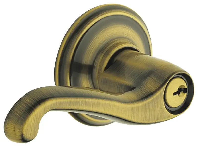 OEM Replacement Schlage F Series F51A FLA 609 Entry Lever, Mechanical Lock, Antique Warm alloy, Metal, Residential, 2 Grade