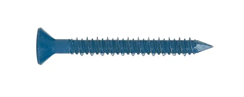Hillman Tapper 1/4 Inch D Steel Flat Head Concrete Screw Anchor 100 Pack