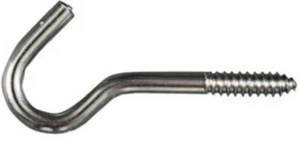 National Hardware Stainless Steel Screw Hook 3/8 x 4-7/8 Inch N220-822