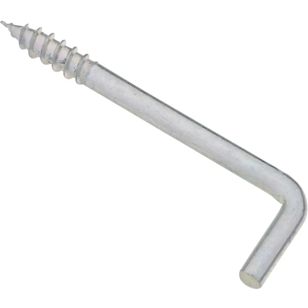 National 2030 Series #106 Square Bend Screw Hook Shoulder Hook 3 Pack