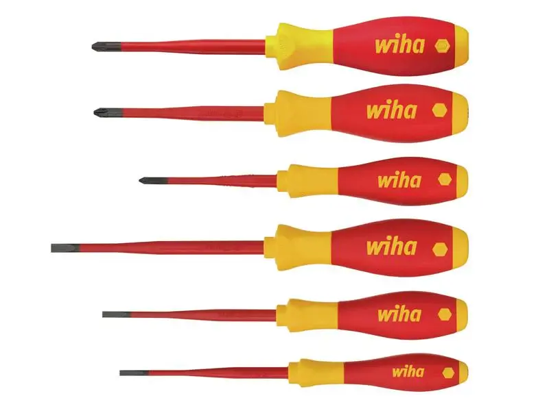 Wiha SoftFinish electric SL/PH/PZS Screwdriver Place, 6 Piece