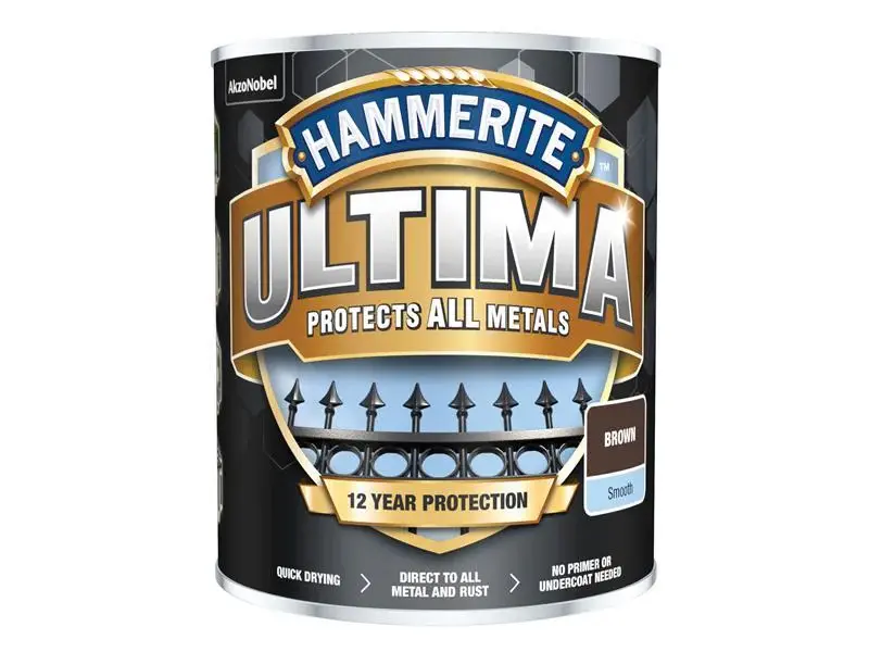 Hammerite Ultima Metal Paint Effortless Brown 750ml