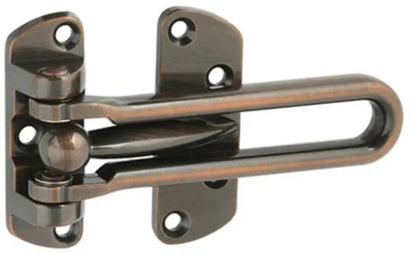 National Hardware Door Security Guard Antique Bronze