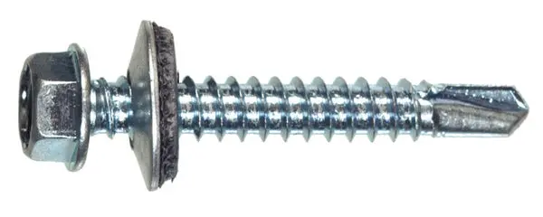 Hillman 47261 Hex Washer Head Self-Drilling Screw Washer 12-14 x 1 Inch 1 Lb Hillman Fasteners