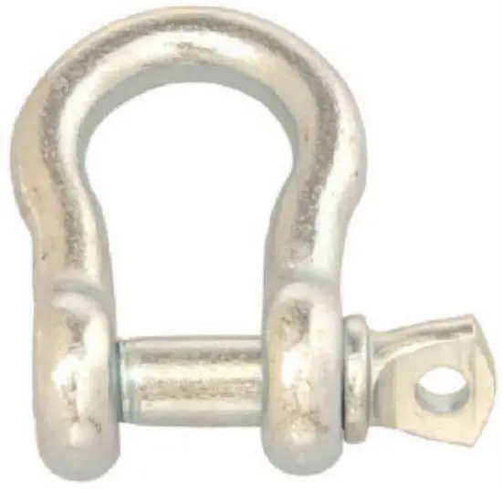 Campbell T9601635 1 Inch Zinc Plated Screw Pin Anchor Shackle Heavy Duty Use