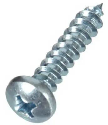 Hillman 80075 #10 x 1.25" Phillips Zinc Sheet Metal Screw 100-Pack Hillman Fasteners