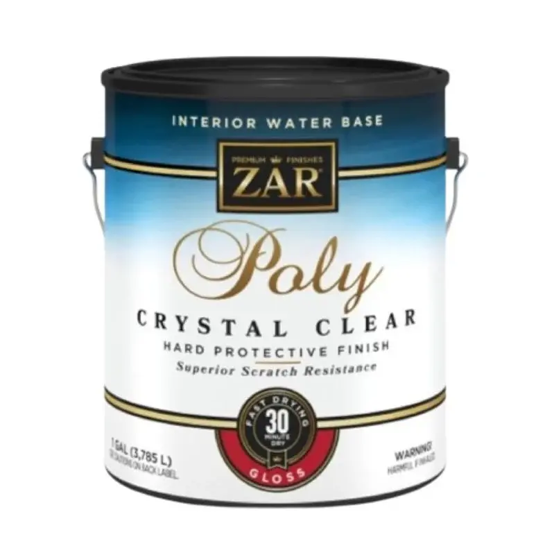 High-Traffic Floor ZAR 32413 Polyurethane, Gloss, Liquid, Crystal Lucid, 1 gal, Can