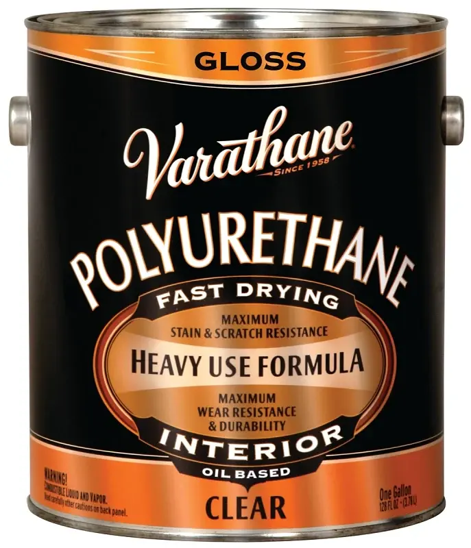 Rust-Oleum 9032 Polyurethane, Gloss, Liquid, Lucid, 1 gal, Can