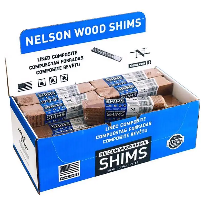 Nelson 1.5 . W x 8 . L Composite Shim 12 Pack Pack 32 Durable Leveling Shims