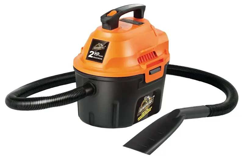 Armor All AA255 Wet and Dry Vacuum Cleaner, 2.5 gal, Peaceful, Foam Sleeve