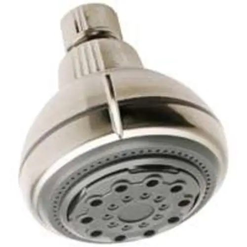 Plumb Pak PP828-50BN 5-Function Shower Head Brushed Nickel - Adjustable Spray Patterns