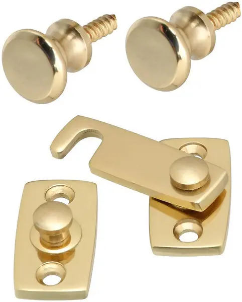 National Hardware N216-135 Solid Brass Shutter Bar Kit