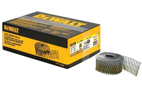 DeWalt DWC6R90BDG 15-Degree Coil Siding Nails 0.090 x 2 Inch Siding and Roofing